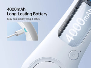 JISULIFE Life3 Rechargeable Portable Neck Fan