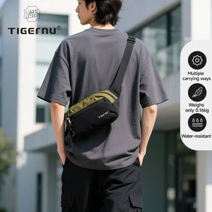 TIGERNU S81166 Urban Lightweight Compact Waterproof Crossbody Bag