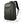 Large dark backpack with front zip pockets, top flap pocket, and padded shoulder straps