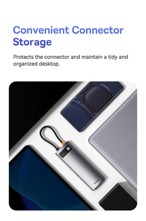 BASEUS Star Joy Series 8in1 USB-C Multiport Adapter and USB Hub