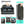 Green backpack open interior with main pocket zip, side pocket, and 15.6-inch iPad space