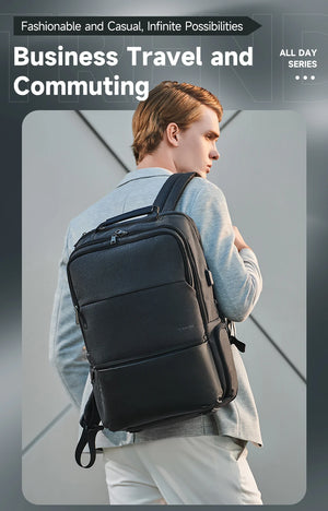 TIGERNU B3905 Large Capacity Waterproof Travel Backpack with USB Charging Port