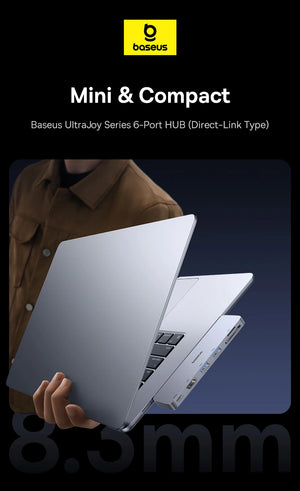 BASEUS UltraJoy Series 6in1 USB Hub for MacBook Series