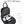 Black crossbody sling bag open, showing multiple inner compartments and a phone pouch.