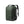 Large expandable travel backpack in dark green with front panel and side straps