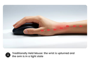 UGREEN MU008 Multi-Mode Ergonomic Vertical Bluetooth Wireless Mouse