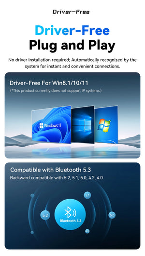 ESSAGER BT13 Bluetooth Adapter and USB Dongle