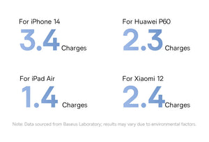 BASEUS Lipow Dual Cable Power Bank with Digital Display