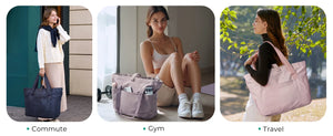 BAGSMART Multifunctional Waterproof Foldable Laptop and Tote Bag