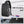 Black crossbody bag with built-in USB charging port and cable connection opening
