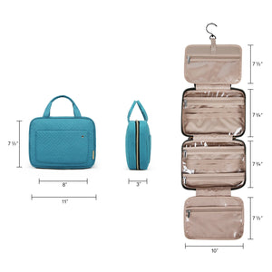 BAGSMART Lightweight Waterproof Cosmetic and Toiletries Bag