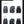 Waterproof travel backpack shown in charcoal grey and navy blue with multiple angles