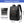 Black commuter backpack with front flap and straps, sized for up to 15.6-inch laptop