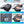 Vacuum compression backpack with open compression bag and zippers for packing clothes