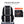 Black backpack with trolley sleeve and anti-theft back pocket detail