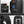 Black waterproof travel backpack with side pocket and elastic retractable buckle