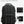 Black travel backpack on a person with grab handle and base straps for suitcase carry-on mounting