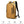 Yellow compact waterproof backpack with top handle, front zipper pocket, and adjustable straps