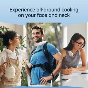 JISULIFE Life4 Rechargeable Portable Neck Fan