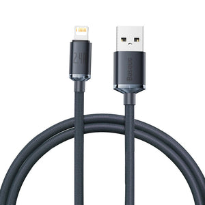 BASEUS Crystal Shine Series 2.4A USB-A to Lightning Fast Charging Cable