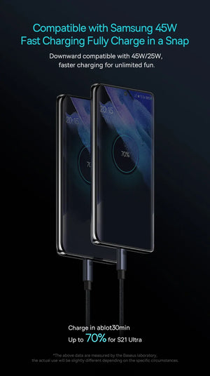 BASEUS Minimalist Series 100W USB-C to USB-C Fast Charging Cable