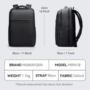 MARK RYDEN MR9418 Large Capacity Waterproof Travel Backpack