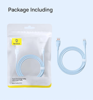 BASEUS Pudding Series 100W USB-C to USB-A Fast Charging Cable