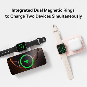 BASEUS EnerFill FT11 2in1 Magnetic Power Bank for iPhone and Apple Watch