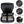Black top-open backpack with laptop-sized compartment and cushioned interior divider
