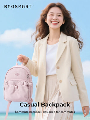 BAGSMART Lightweight Waterproof Compact Backpack