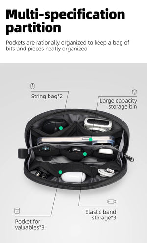 MARK RYDEN MR63 Lightweight Tech Storage Bag and Travel Organiser