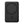 Black leather magnetic card holder wallet with large circular magnet back