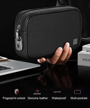 WiWU Waterproof Tech Storage Bag with Fingerprint Lock