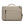 Beige protective laptop bag with brown handle and front zipper compartment