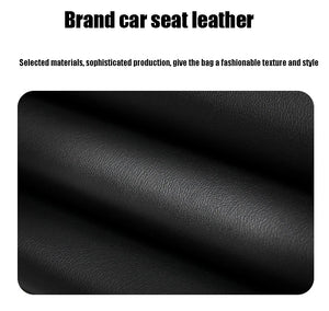 Black textured waterproof material panel, suited for travel backpack exterior protection.