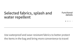 Purple backpack made with splash-resistant waterproof fabric