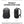 Compact laptop backpack front and side view with stretch side pockets