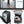 Black travel backpack open interior with space for tablet and 15.6 in laptop