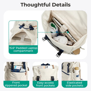BAGSMART Expandable Large Capacity Travel Backpack