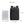Black waterproof travel backpack with two front compartments and top handle
