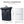 Dark blue roll-top waterproof travel backpack with padded laptop compartment