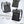 Roll-top expandable backpack in three colors: light grey, green, and dark grey