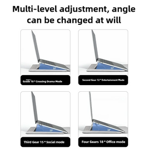 TAIKESEN Adjustable Lightweight Magnetic Laptop and Tablet Sleeve with Stand
