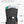 Black waterproof roll-top travel backpack with front and side zipper pockets
