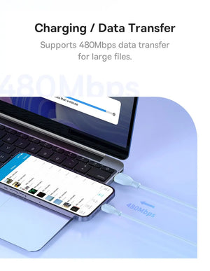 BASEUS Pudding Series 2.4A USB-A to Lightning Fast Charging Cable