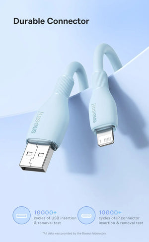 BASEUS Pudding Series 2.4A USB-A to Lightning Fast Charging Cable