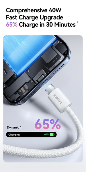 BASEUS Dynamic 4 Series 100W USB-C to USB-C Fast Charging Cable