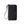 Men's long clutch wallet with wrist strap, textured black fabric and zipper closure