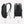 Black roll-top waterproof travel backpack shown from side and back with shoulder straps