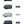 Color options for tech storage bag: black, grey, silver, dark blue, and green